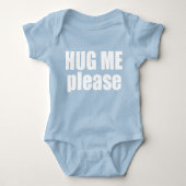 Hug me alsjeblieft romper (Voorkant)