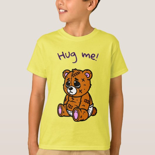 Hug me Bear T-shirt (Voorkant)
