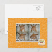 Hug me briefkaart (Voorkant / Achterkant)