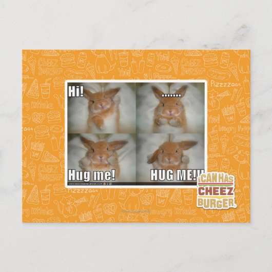 Hug me briefkaart (Voorkant)
