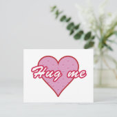 Hug me briefkaart (Staand voorkant)