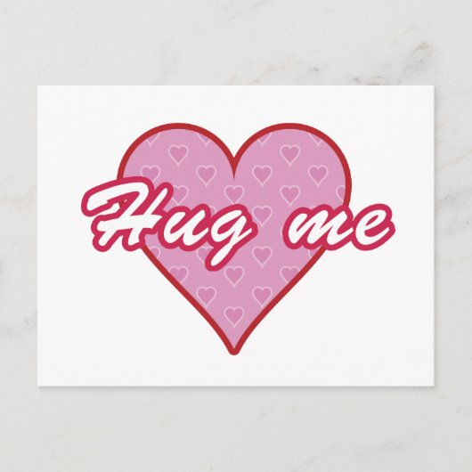 Hug me briefkaart (Voorkant)
