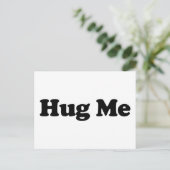 Hug me briefkaart (Staand voorkant)