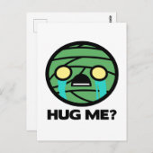 Hug me? briefkaart (Voorkant / Achterkant)