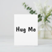 Hug me briefkaart (Staand voorkant)