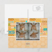 Hug me briefkaart (Voorkant / Achterkant)