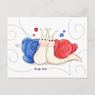 Hug me briefkaart