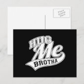 Hug me Brotha Briefkaart (Voorkant / Achterkant)