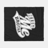 Hug me Brotha Fleece Deken (Voorkant (Horizontaal))
