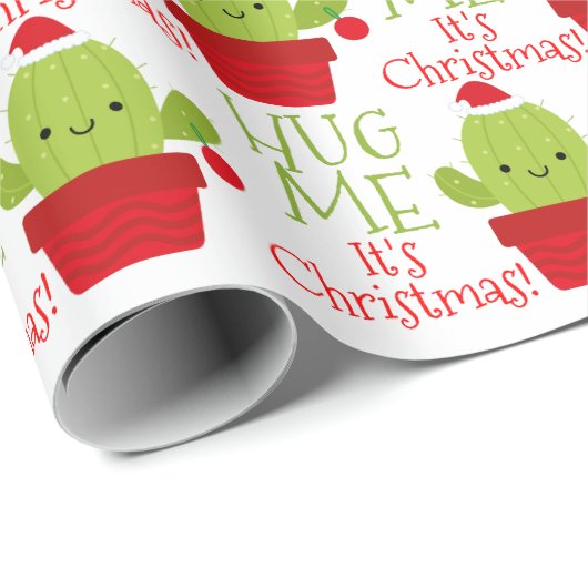 Hug me dat het kerstpapier is cadeaupapier (Rol Hoek)
