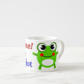 Hug me! Ik ben een polyglot Espresso Kop (Voorkant rechts)