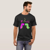 Hug me ik probeer het hart van Rex Dinosaur Couple T-shirt (Voorkant volledig)