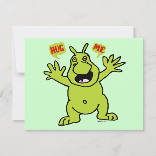 Hug me! kaart (Voorkant)