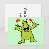 Hug me! kaart (Voorkant / Achterkant)