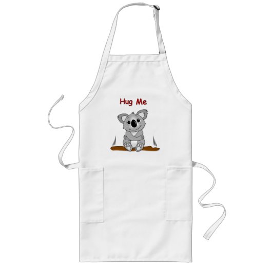 Hug Me Koala Lang Schort (Voorkant)