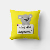 Hug Me Koala Throw Pillow Kussen (Voorkant)