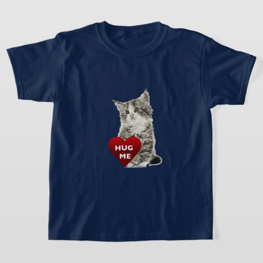 Hug me - Meisjes' Basic T-Shirt (Laagn)