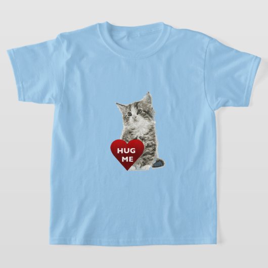 Hug me - Meisjes' Basic T-Shirt (Laagn)
