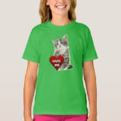 Hug me - Meisjes' Basic T-Shirt (Voorkant)