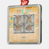 Hug me metalen ornament (Links)