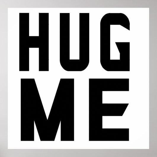 Hug me poster (Voorkant)