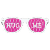 HUG ME retro tinten / Fun Party zonnebril (Voorkant)