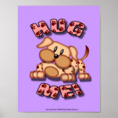 Hug me roze! poster (Voorkant)