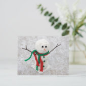Hug me Snowman Briefkaart (Staand voorkant)