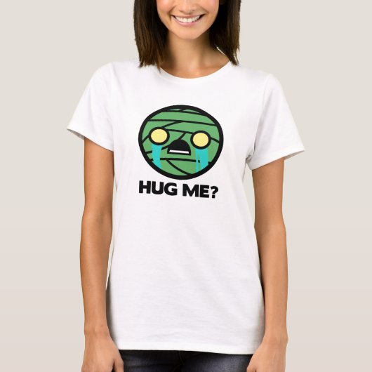 Hug me? t-shirt (Voorkant)