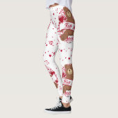 Hug me Teddy Bear met hart Leggings (Links)