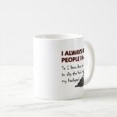Hug Mensen die ik haat Funny Mug Koffiemok (Voorkant rechts)