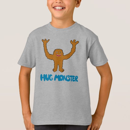 Hug Monster (oranje) T-shirt (Voorkant)