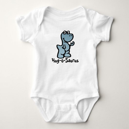 Hug-o-Saurus Dino Joy Baby Bodyoverall Romper (Voorkant)
