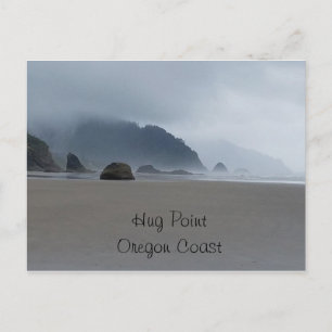 Hug Point Oregon Coast Beach-kaart Briefkaart