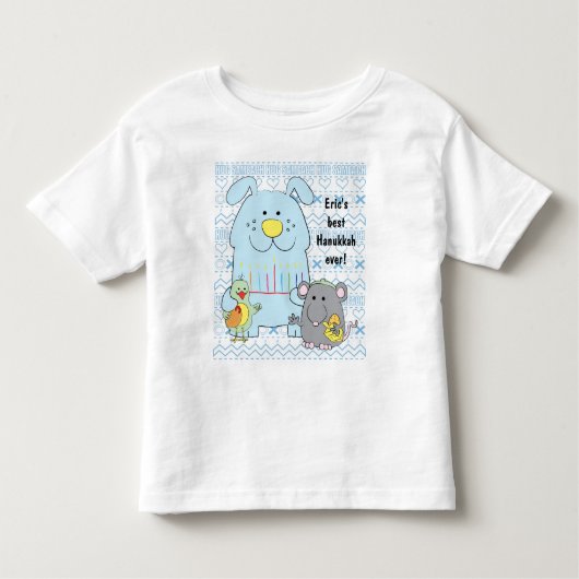 "Hug Sameach" Dog T-Shirt (Voorkant)