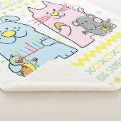 Hug Sameach Sherpa Hanukkah Blanket/medium Sherpa Deken (3/4)