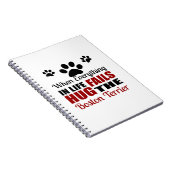 Hug The Boston Terrier Dog Notitieboek (Rechterzijde)