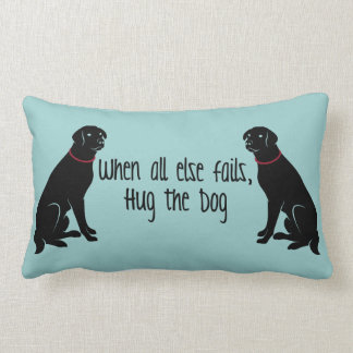 "Hug the Dog"-Sierkussen Kussen