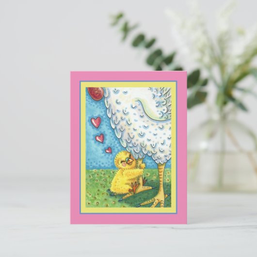 HUG UW MOMMA, DE KEUZE VAN DE BABY VERLIEZEN MOEDE FEESTDAGENKAART (Staand voorkant)