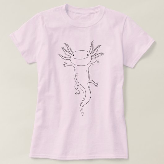 Hug van een Axolotl T-shirt (Design voorkant)