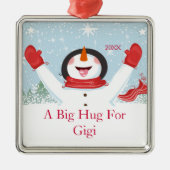 Hug voor Gigi Kerstman Ornament (Voorkant)