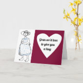 Hug voor Gran Kaart (Gele Bloem)