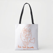 Hug Your Demons Tote Bag (Voorkant)