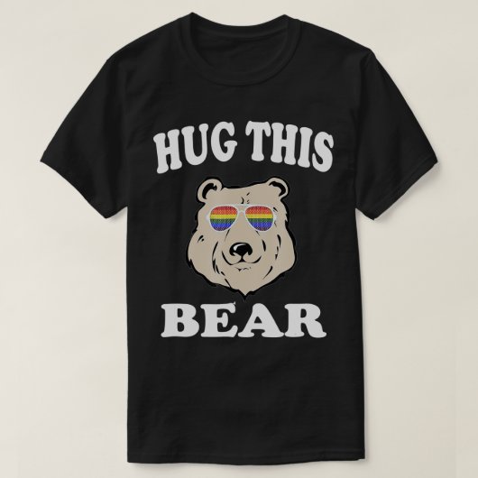 Hug zijn Beer Gay LGB Funny Gift T-shirt (Design voorkant)