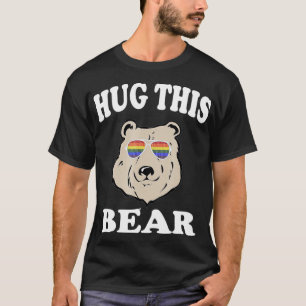 Hug zijn Beer Gay LGB Funny Gift T-shirt