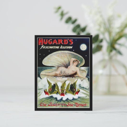 Hugard's ~ De geboorte van het Zee Nymph Briefkaart (Staand voorkant)