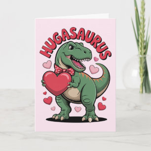 Hugasaurus Grappige Dinosaur T Rex Valentijnsdag Kaart