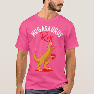 Hugasaurus Rex Valentijnsdag T Rex Dinosaur Match T-shirt