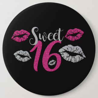 HUGE Birthday Girl Sweet 16 Ronde Button 6,0 Cm