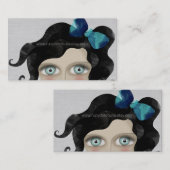 Huge Blue Eyes Visitekaartje (Voorkant / Achterkant)